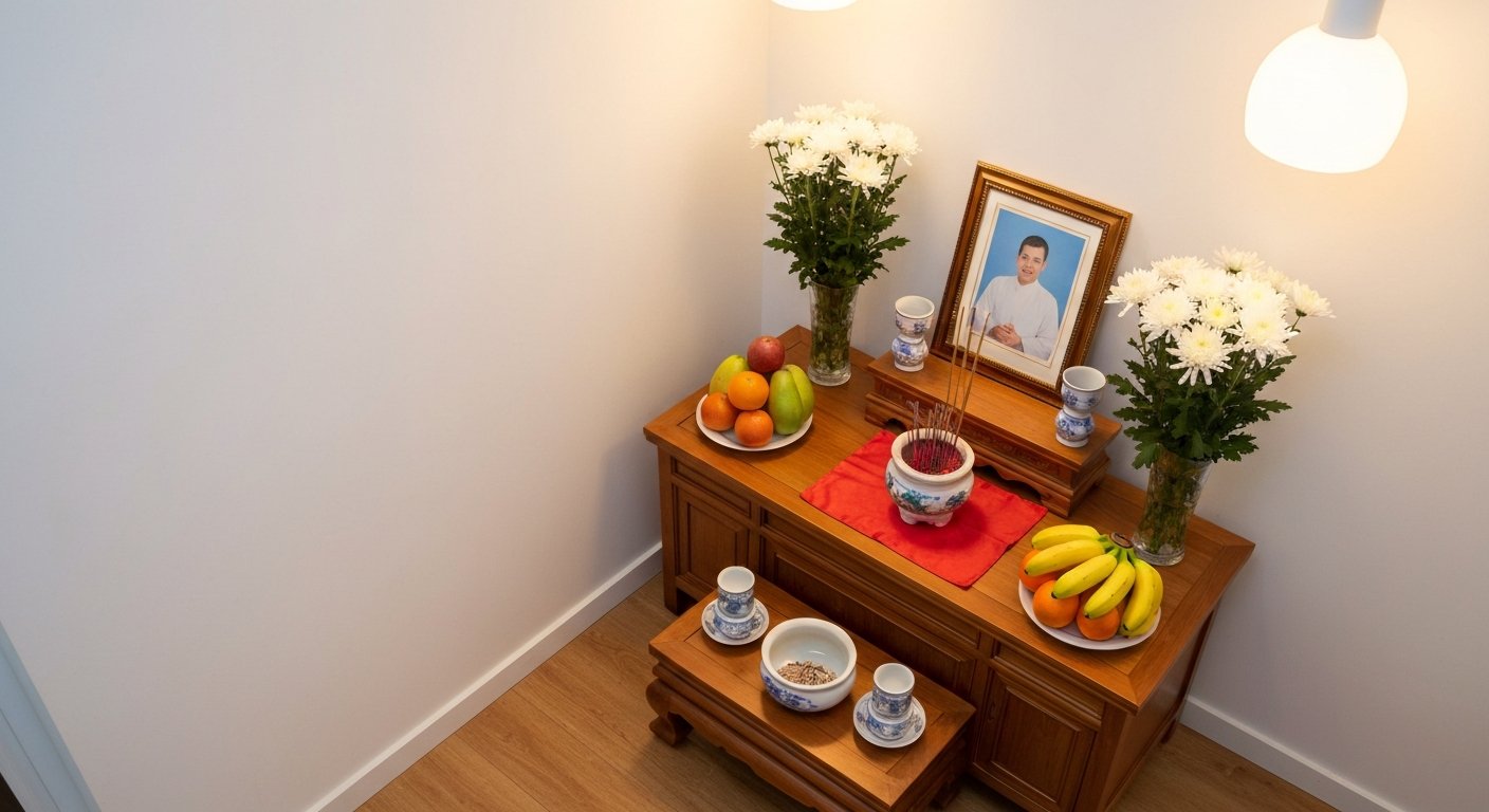 Chuẩn Bị Bàn Thờ Và Vật Phẩm Cúng