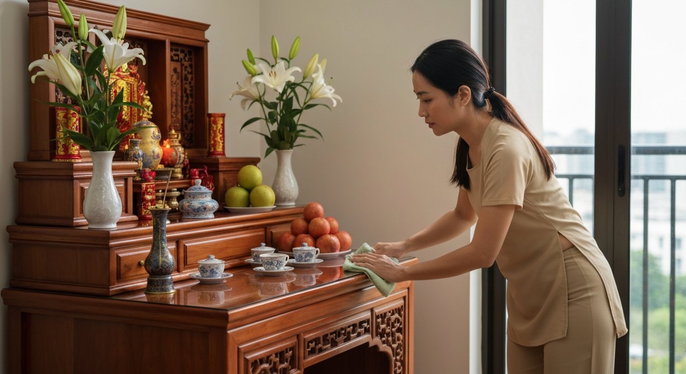Thực Hành Hàng Ngày Và Bảo Trì Bàn Thờ